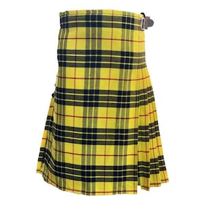 MacLeod of Lewis Tartan Kilt for Men Premium Acrylic Wool Kilt, 3 Buckle Adjustable, 16oz Fabric Made to Order
