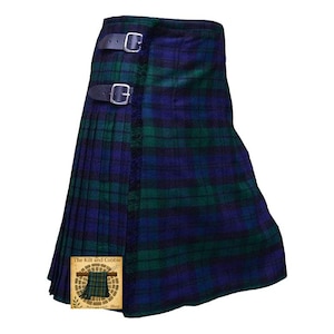 Handmade Black Watch Tartan Kilt: Scottish Made-to-Measure