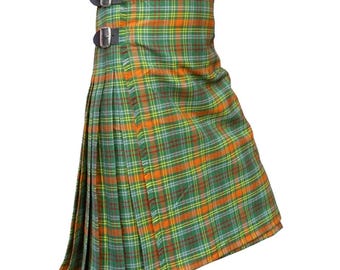 Clan O'Brien Tartan Kilt: Acryl, Lederriemen, verstellbare Taille