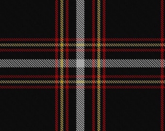 Clan Black Country Tartan Kilt - Acryl Schottischer Kilt