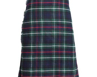 Clan MacKenzie Tartan Kilt: Acryl, verstellbare Taille, Gürtelschlaufen