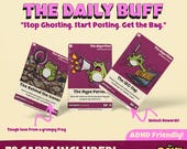 Social Media Marketing Deck, Content Creator Task Cards, Post the Cringe Accountability Game, Instagram Strategy for Founders, ADHD Tool