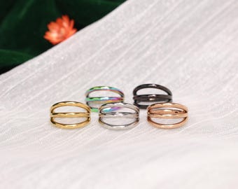 Triple Nose Ring 16/18/20G Gold Silver Nose Hoop Minimalist Nose Piercing Jewelry Surgical Steel Cartilage Earring Septum Ring  Body Jewelry