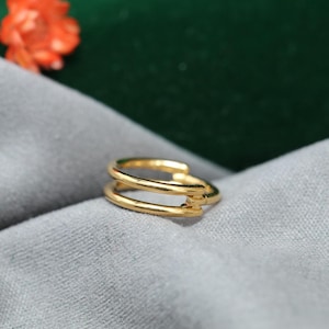 Nose Ring 16G Double Hoop Conch Rook Daith Helix Tragus Piercing Jewelry Simple Design Surgical Steel Cartilage Earring Conch Hoop Earring