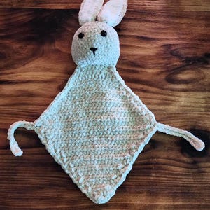 Crochet Bunny Snuggle Lovey