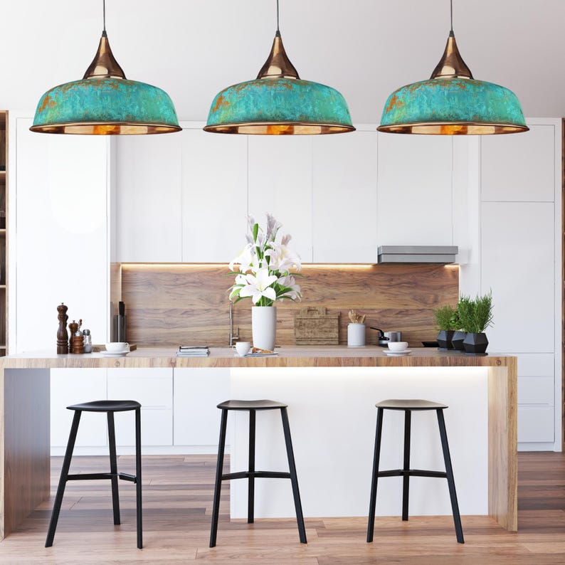 oxidized copper pendant light, green patina dome light, handmade copper lamp, rustic ceiling fixture, industrial kitchen lighting, artisan copper hanging light, vintage patina light, green dome pendant, moroccan ceiling light, hammered copper light fixture, farmhouse lighting, modern rustic pendant, kitchen island light fixture, custom handmade lighting, boho style pendant lamp, unique statement light, patina copper decor, handcrafted green light fixture, eco chic lighting, artisan dome pendant