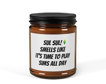 Vela inspirada em The Sims 4, um presente perfeito para gamers, um item essencial para o seu bem-estar e uma opção divertida de presente de aniversário com aromaterapia.