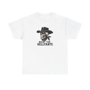 What the Hellyante Skull Tee, Unisex Cotton Shirt, Vintage Style Graphic Tee, funny meme Top, Statement T-Shirt, Casual Wear