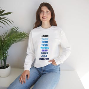 Anime Style Crewneck Sweatshirt Solo Leveling, Igris, Beru,Unisex Casual Wear, Perfect Gift for Friends, Unique Sweatshirt, Cozy Fashion