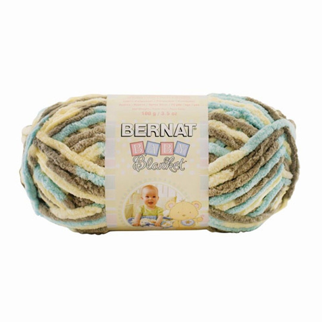 Bernat Baby Blanket Yarn Beach Babe 3.5 Oz Gauge 6 Super Etsy