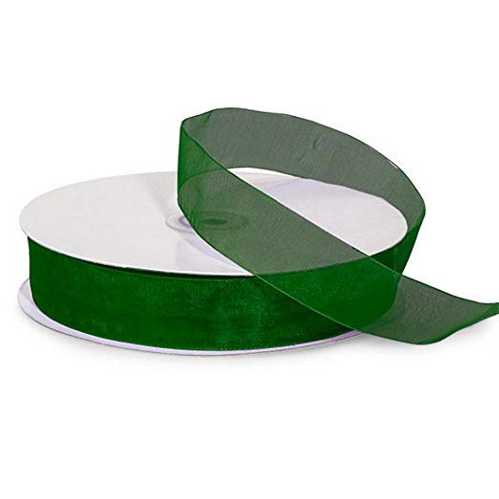 Hunter Green Sheer Organza Ribbon 3/8 Inch Wide 25 Yards | Etsy