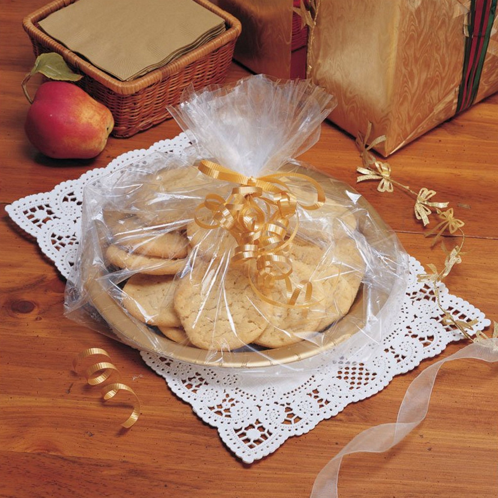 Small Gift Basket Cello Bags 16in. X 18in. 6/pack Etsy