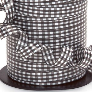 *20YDS* of 3/8" Adorable Red & White Gingham Checkered Poly Curling Ribbon 