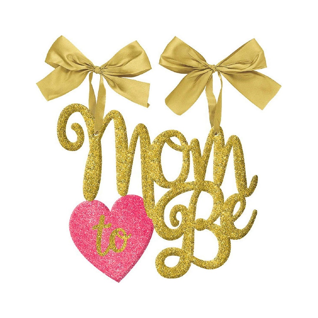 Mom to Be Glitter Sign 11 Wide X 14 Tall Etsy