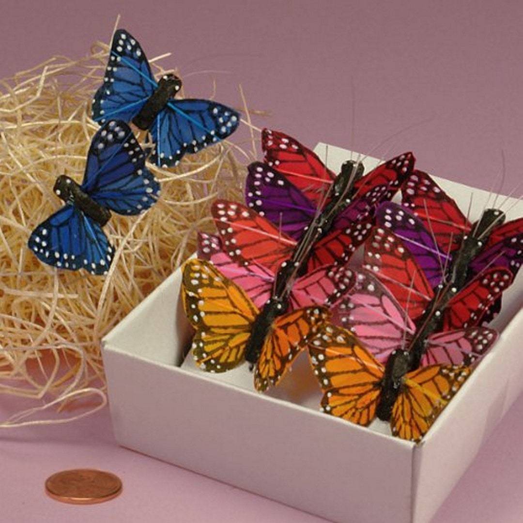 Multi-colored Assorted Butterfly Ties Pack of 12 - Etsy