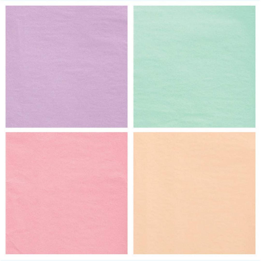 20x20 Pastel Tissue Paper Mix Available in 20 Etsy