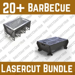 BBQ grills Designs - Charcoal BBQ Grills Lasercut designs - Lasercut Bundles - svg - png - eps - dxf - ai files for digital download -design