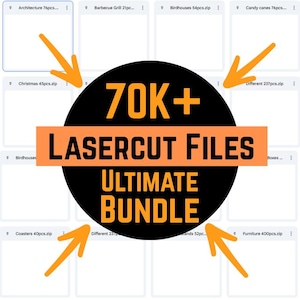 Laser Cut Mega Bundle SVG, DXF, PDF, cdr, ai, png, Homedecor Lasercut files, Kitchen svg, cnc Files Laser cutting files, Christmas ornaments