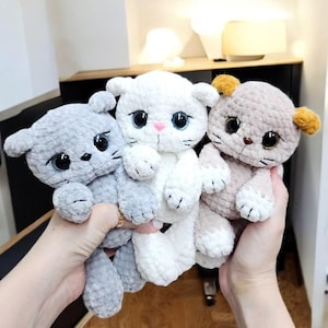 Kitten Crochet Pattern Pdf , Cat Amigurumi Crochet Pattern, Kitten No sew Pattern PDF Crochet