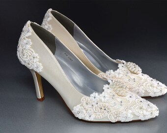2.5 inch wedding shoes