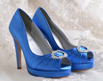 Wedding Shoes Platform Dress Shoes Bridal 4 inch Heels 120 | Etsy