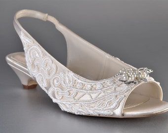 4 inch bridal heels