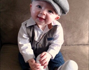 infant newspaper boy hat