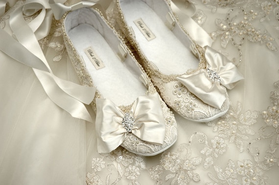 wedding ballet shoes