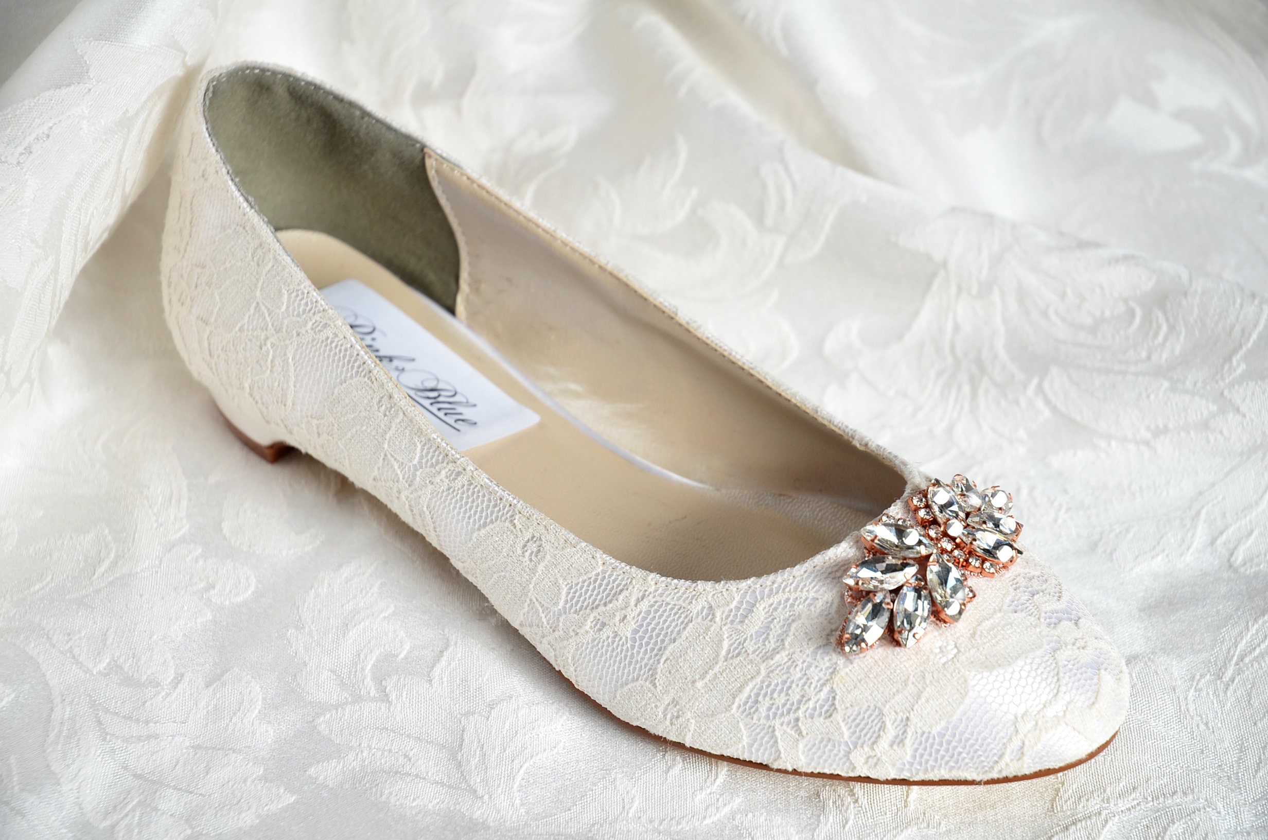 dyeable flat wedding shoes