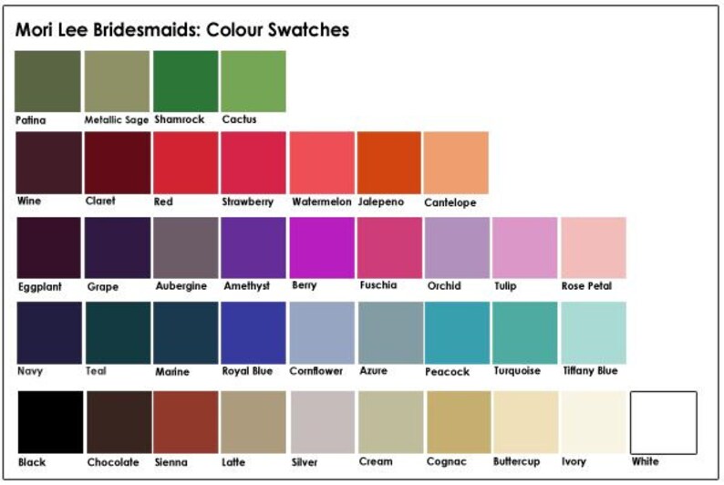 ONE Color Sample SwatchFREE Dye Service/ Wedding Bridal