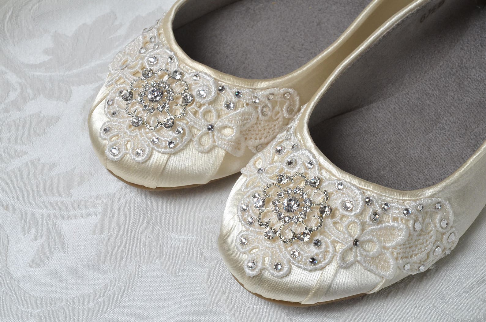 women's wedding shoes- free custom colors- lace ballet flats bridal shoes vintage crystal embellished bridesmaid, bridal par women's wedding shoes- free custom colors- lace ballet flats bridal shoes vintage crystal embellished bridesmaid, bridal par