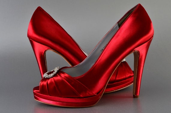 bridal sandal red colour