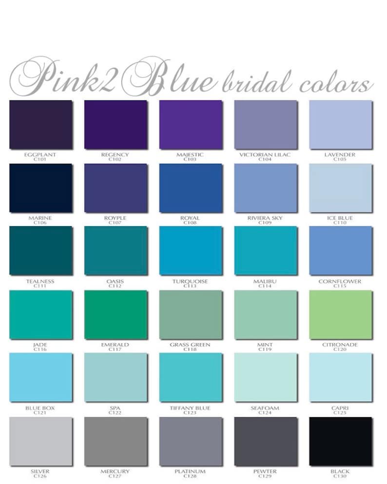 Free Wedding Color Swatches Wedding