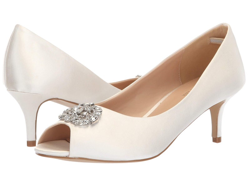 2 heel wedding shoes