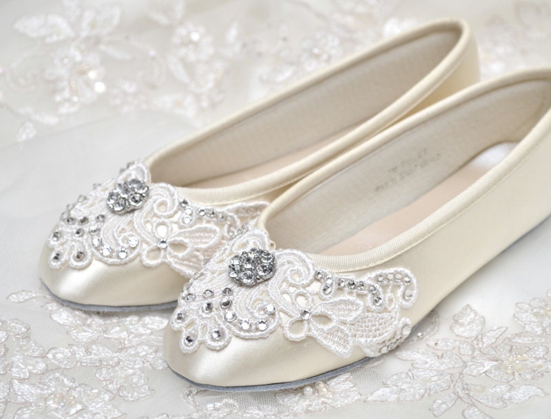 ballet flats with flowers