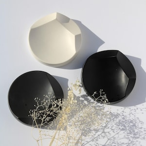 Geometric Trinket Bowl – Modern Jewellery Dish – Decorative Catchall Bowl for Rings, Keys, Coins – Minimalist Home Decor Accent