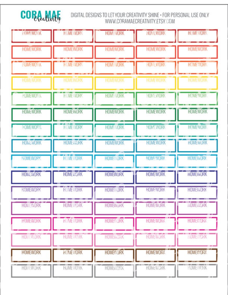 Sticker printables image