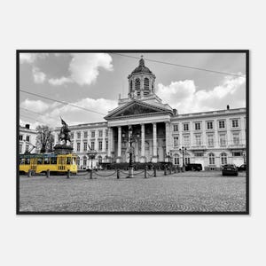 Fotografia artistica in cornice di legno nero - Bruxelles - Galleria Dutri