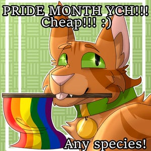 CHEAP Pride Month YCH!!!