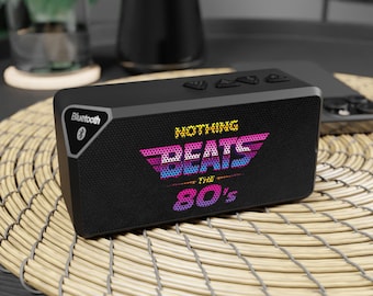80s Retro Bluetooth Speaker: Vintage Style Party Music