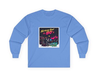 Retro 80s Long Sleeve Tee: Vintage Music Graphic Shirt