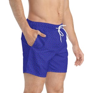 Retro zwembroek met stripfiguren uit de jaren 80, strandshorts, poolwear, vintage boardshorts, zomerbadmode, grappig badpak
