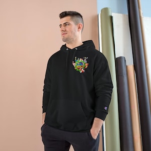 Sudadera con capucha de héroes de los 80, estilo retro de dibujos animados de los 80, sudadera vintage, ropa de calle unisex, regalo para amantes de los dibujos animados.
