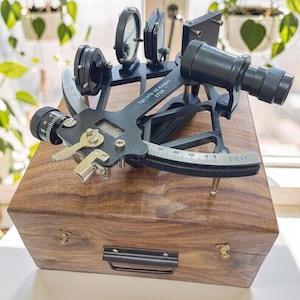 六分儀 セクスタント TAMAYA 玉屋 日本製 木箱付き 航海計器 Tamaya sextant - Etsy 日本