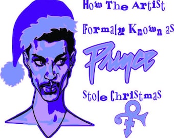 Prince image [Ugly X-mas Sweater] for T-Shirt reproductions file types include: SVG, PNG, JPEG