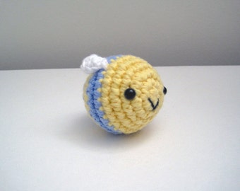Little Blue Bee-Amigurumi Bee