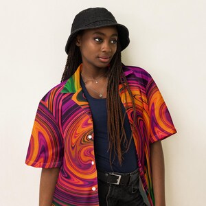 Trippy Button up Shirt
