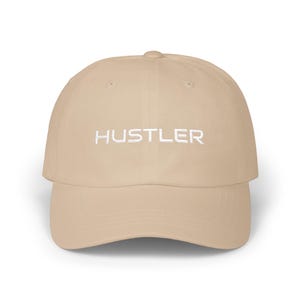 Hustler Dad Cap, Classic Cotton Hat, Gift for Dad, Casual Fashion, Trendy Outdoor Accessory, Father&#39;s Day Gift