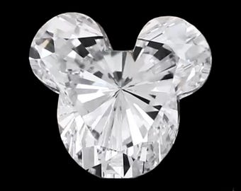 Mickey Shape Lab Grown Diamond: VVS-VS Clarity 1-2 Ct Loose Diamond D-E-F