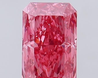IGI Certified Fancy Vivid Pink Radiant Lab Grown Loose Diamond (VVS-VS)